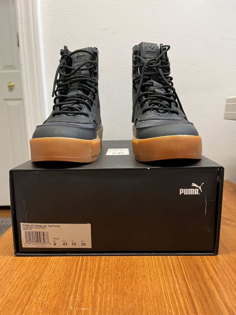 Puma XO Parallel Black Tactical Boots 10 - Picture 5 of 16